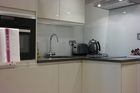 City Studio | Private kitchenette | Fridge, microwave, oven, stovetop