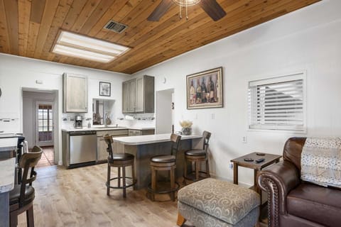 Your personal comfort is assured with central air, heat, and ceiling fans in every room!