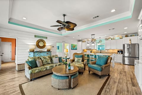 Open-concept design perfect for gathering and relaxing.