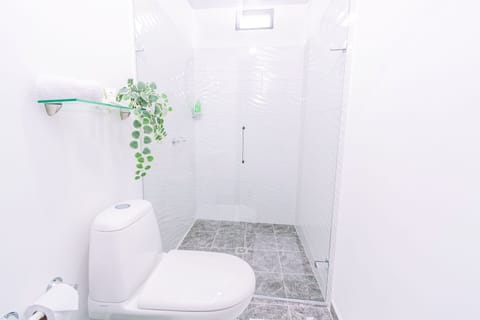 Premium Suite | Bathroom | Shower, rainfall showerhead, bidet, towels