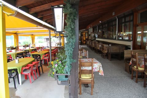 Lunch and dinner served, local cuisine