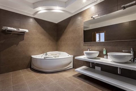 Deluxe Suite | Bathroom | Free toiletries, hair dryer, bidet, towels