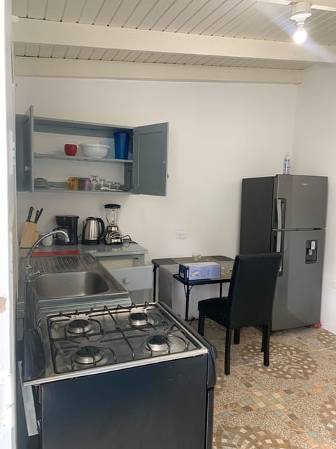 Apartment | Private kitchen | Fridge, microwave, oven, electric kettle