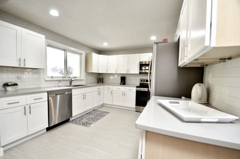 Kitchen fully stocked