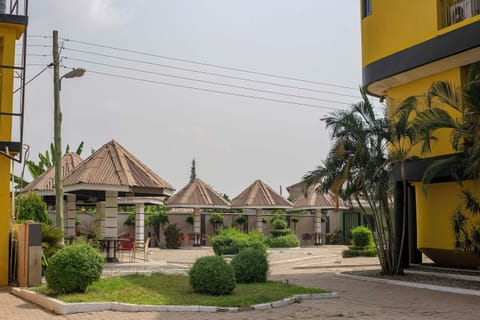 Outdoor wedding area