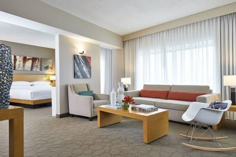 Suite, 1 Bedroom, Non Smoking | 1 bedroom, hypo-allergenic bedding, pillowtop beds, in-room safe