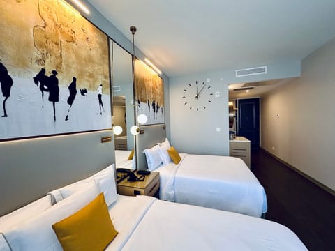 Luxury Room, 2 Queen Beds | Premium bedding, minibar, in-room safe, blackout drapes