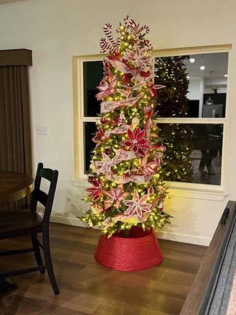 Holiday decor may vary from year to year and is usually displayed from November to January