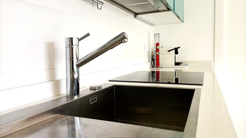 Apartment (1 Bedroom) | Private kitchen | Microwave, oven, coffee grinder