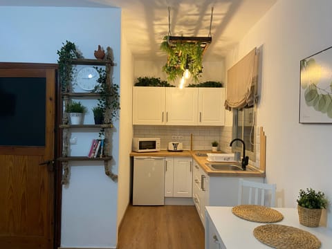 Studio | Private kitchen | Mini-fridge, microwave, coffee/tea maker