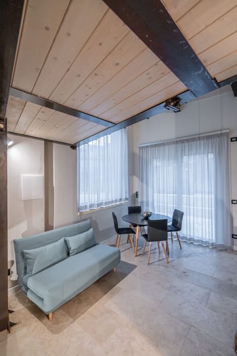 Junior Suite, 1 Bedroom, Garden View | Living area | 35-inch Smart TV with digital channels, streaming services