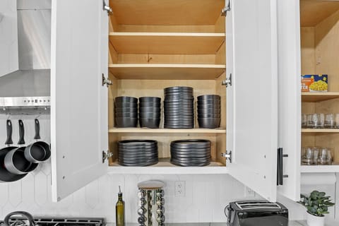 Plenty of dish ware for the whole group