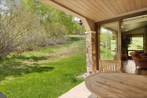 House, Porch, Patio, Hardwood, Chair