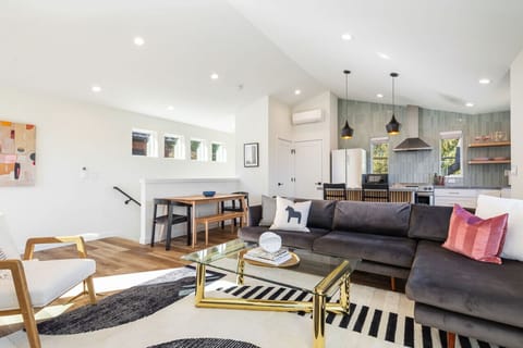 Airy open concept living room