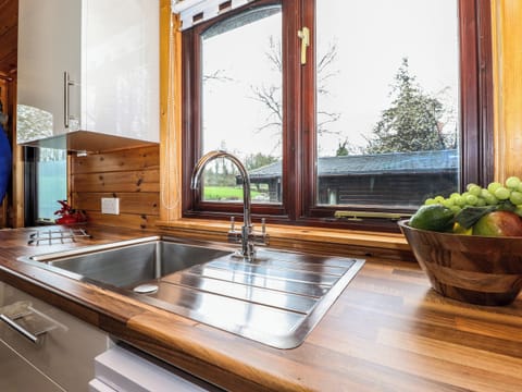 Fridge, dishwasher, electric kettle, toaster