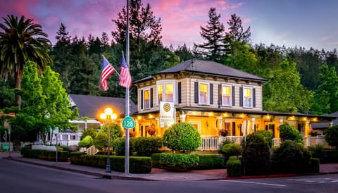Front of property - evening/night
