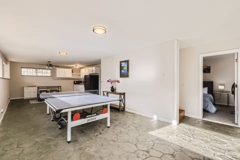 Game Area with Ping Pong table