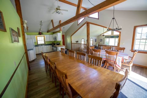 Farmhouse-Style Dining Table for Big Group Dinners
