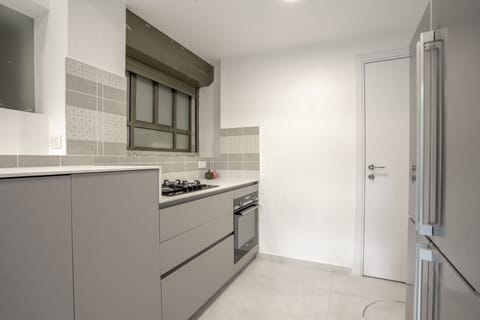 Apartment (2 Bedrooms) | Private kitchen | Electric kettle, eco-friendly cleaning products, paper towels