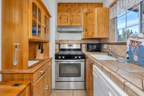 Cabin, Multiple Beds, Balcony, Mountain View (Cozy Bear North) | Private kitchen | Fridge, microwave, oven, stovetop