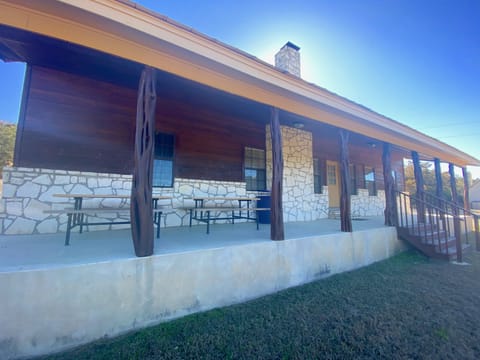 Hillside - 2 story rock lodge with stunning views.