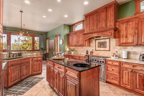 Chef's Delight: Our kitchen is fully stocked to meet your every need, ensuring your stay feels just like home.