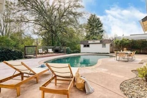 Lounge by the pool and relax.