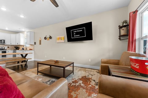 Open Great Room with Smart TV