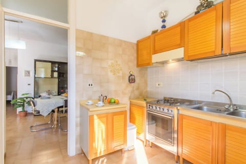 Standard House, 2 Bedrooms (Villetta Arancio 350 Meters From The) | Private kitchen | Fridge, oven, stovetop, coffee/tea maker