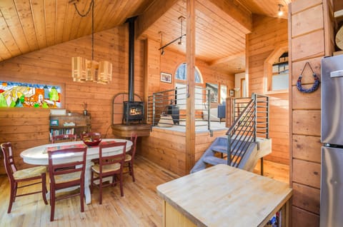 Dining Area and Gas Stove