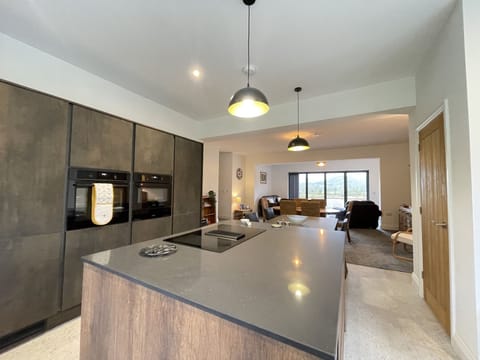 Upon entering the property, you are greeted by the spacious open plan kitchen and living area