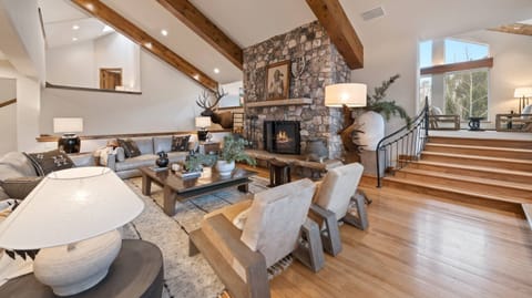 Great Room, Main Level - With fire place