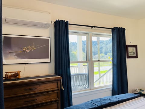 Easy access to front porch and parking area.