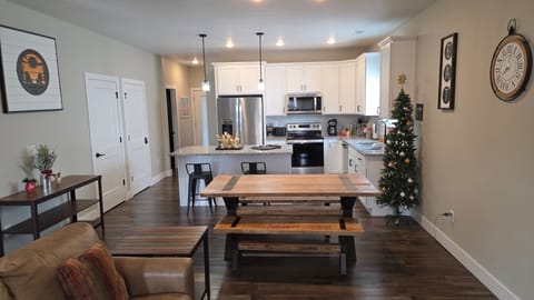 Holiday decorations may vary from year to year and are typically displayed from November to December