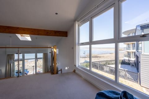 Seafront House 8 Coastal View From Upper Seating Area