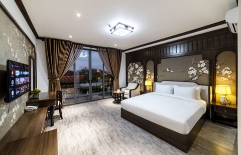 Deluxe Double Room | Frette Italian sheets, premium bedding, down comforters, pillowtop beds