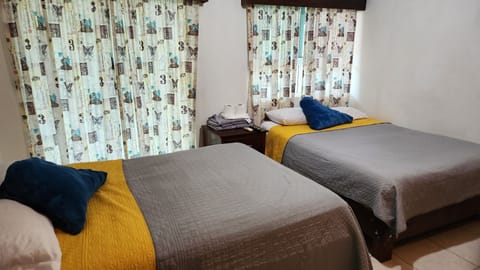 Room, 2 Double Beds | Free WiFi, bed sheets