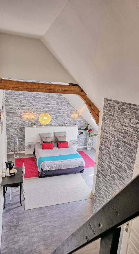 Duplex Family Room | Individually decorated, individually furnished, blackout drapes