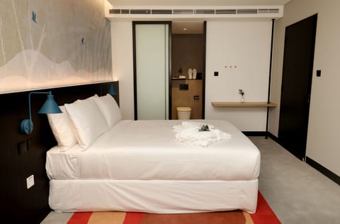 Superior Double Room (Maximum 12 Hours stay) | Premium bedding, memory foam beds, desk, laptop workspace