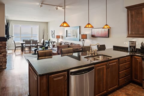 Kitchen is fully appointed