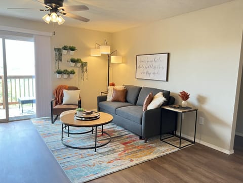 Make lasting memories with loved ones in this inviting condo - gather around the table for a friendly board game competition or snuggle up and enjoy a movie night on the TV in the evenings.