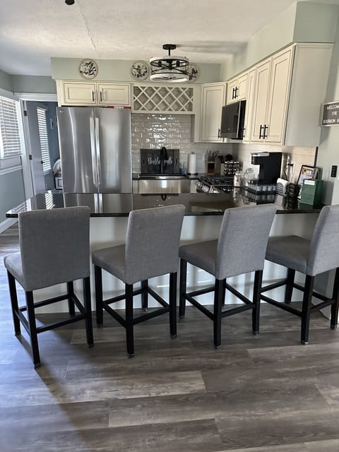 Whip up your favorites in the well-appointed kitchen.