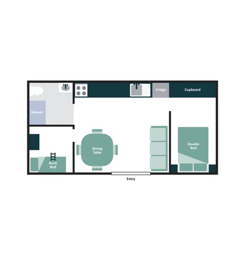 Ensuite Cabin | Floor plan