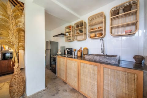 Villa | Private kitchen | Fridge, oven, stovetop, coffee/tea maker