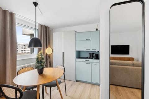 Queen Room with sofa bed | Living area | 50-inch flat-screen TV with cable channels