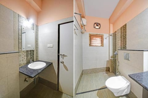 Deluxe Double Room | Bathroom | Shower, rainfall showerhead, free toiletries, slippers