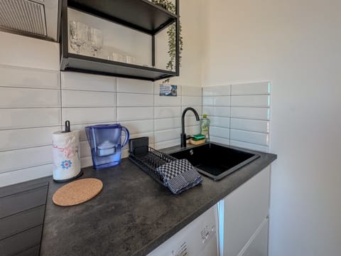 Exclusive Apartment | Private kitchen | Fridge, oven, stovetop, espresso maker