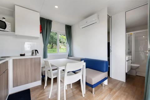 20-inch flat-screen TV with satellite channels