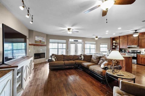 Our living room area offers the ideal space to relax and watch TV.
