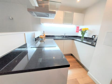 Economy Apartment, 2 Bedrooms (32) | Private kitchen | Full-size fridge, microwave, oven, stovetop